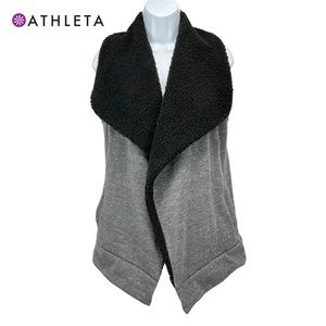 Athleta |‎ Women’s XS | Apres Anything Fleece Sherpa Collar Vest